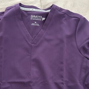 Fabletics Deep Purple V-Neck Shirt